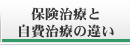 保険治療と自費治療の違いページへ